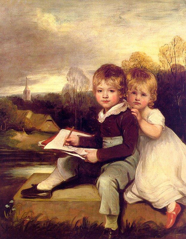 John Hoppner The Bowden Children Sweden oil painting art